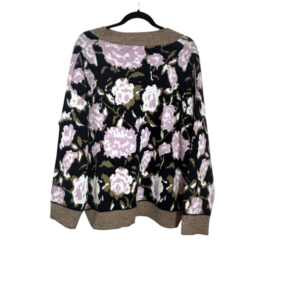 Gemma + Jane Oversized Floral Jacquard Cardigan Size Extra Large - Picture 7 of 10